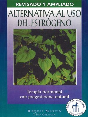 cover image of Alternativa al uso del estrógeno